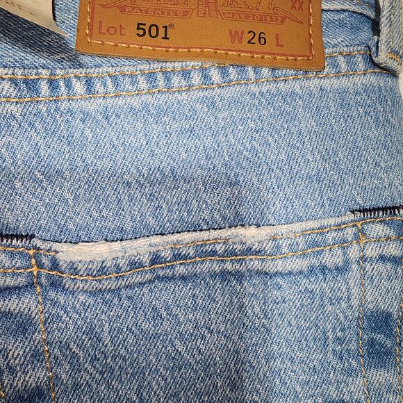 Levi's 501 93 shorts stretch extensible 26'' button-fly - Picture 4 of 8